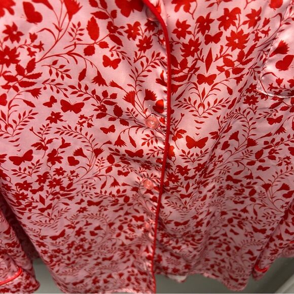 Show Me Your Mumu Favorite PJ Set Lovey Dovey Satin Size XL - Picture 10 of 16